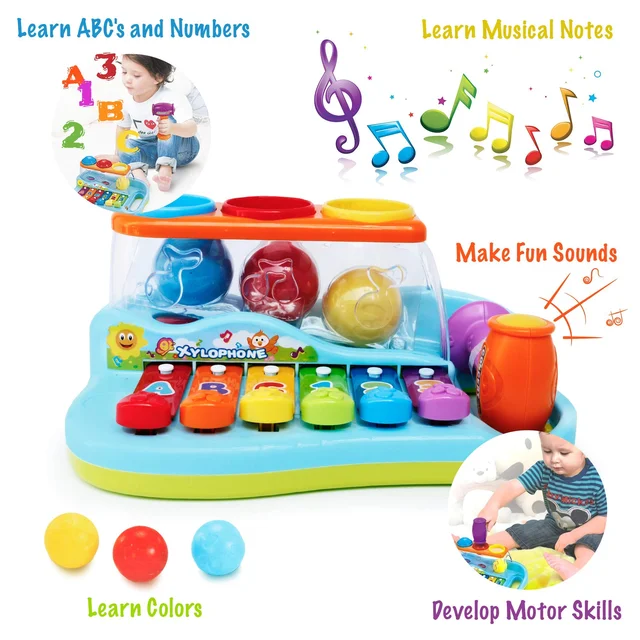HOLA Musical Instrument Toy Baby Kids Pinao Developmental Music Educational Toys For Children Christmas New Year Gift 2