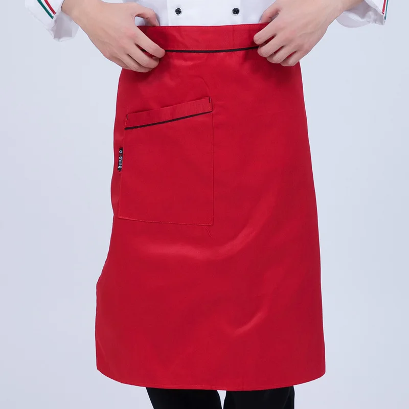 Spot Supply Chef Work Apron Hot Pot Restaurant Catering Kitchen Household Cleaning Supplies Half Apron