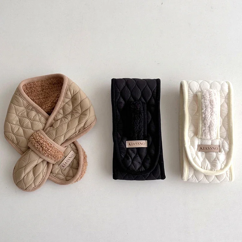 New Brand Scarf for Children Baby Warm Candy Color Girls Winter Scarf for Kids Soft Wool Collar Baby Liquid Newborn Bib Scarves