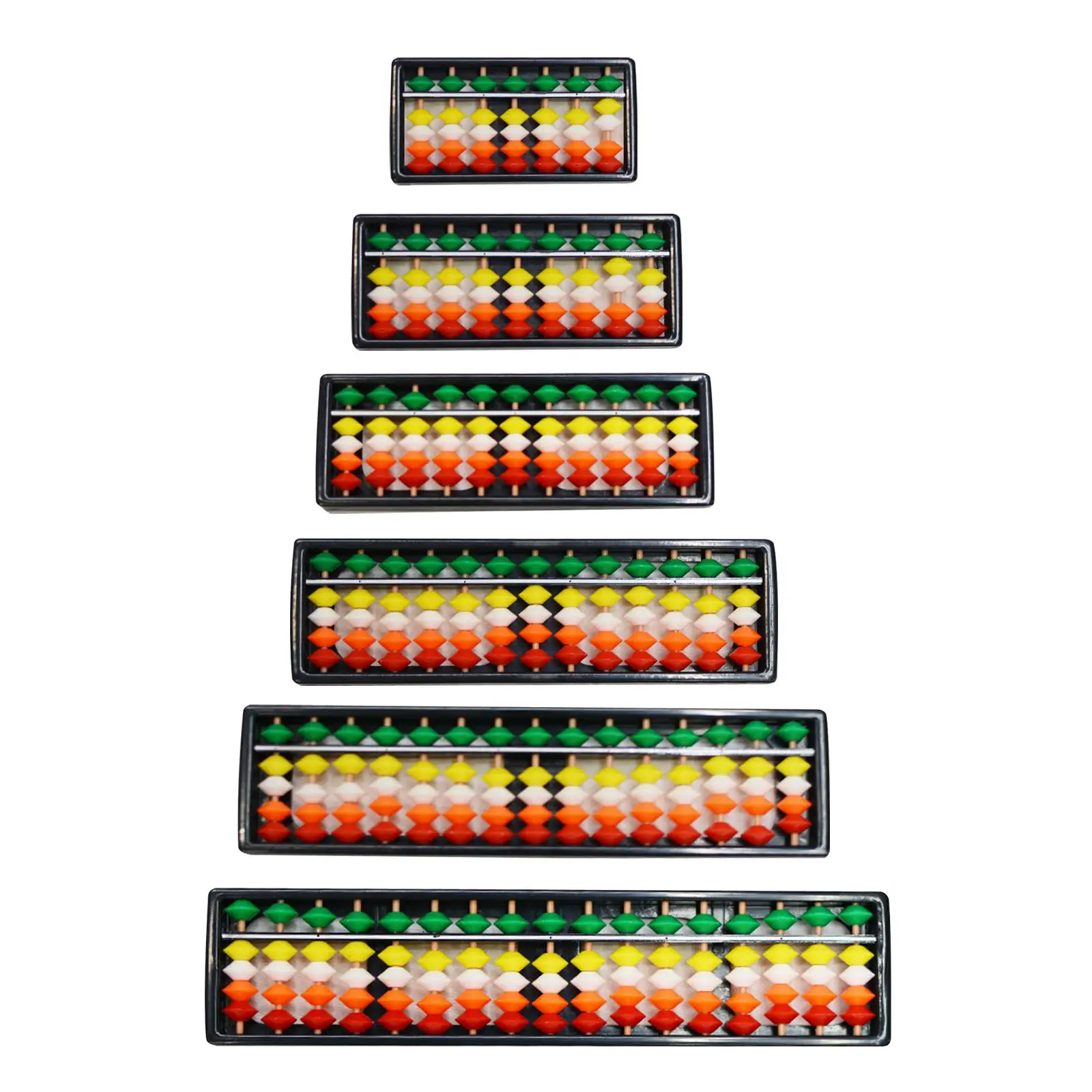 Professional Abacus Colorful Beads,Kid Calculating Tool Educational Toy with Reset Button for Kids Kindergarten Adults