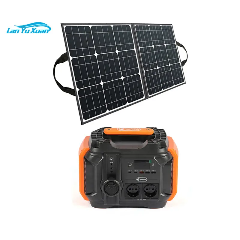 

150000mAh 540Wh 500W Portable Power Station 110V/220V AC USB Portable Engergy System Power Banks With Solar Panel