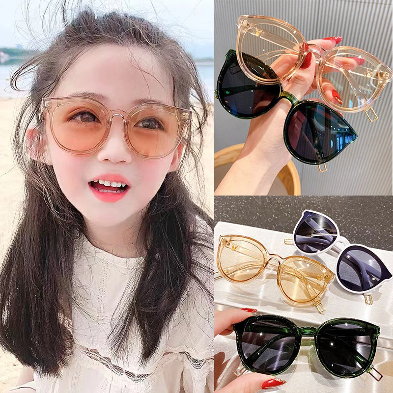 Kids Sunglasses Children Sunglasses Fashion Sunglasses New Kids Sunglasses Vintage Square Boy Girl Fashion Baby Goggles Children Sun Glasses UV400 Eyewear