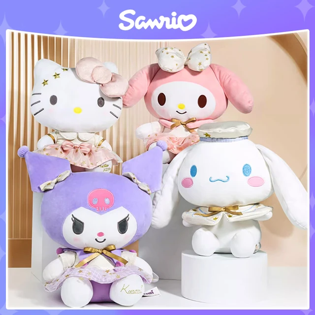 Sanrio Original Smiles Japan Hello Kitty and Friends My Melody KUROMI Plush  NWT