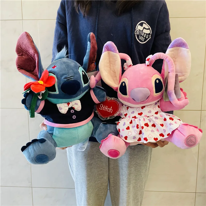 Disney Christmas Stuffed Animals  Stuffed Stitch Disney Christmas -  27/35cm Disney - Aliexpress