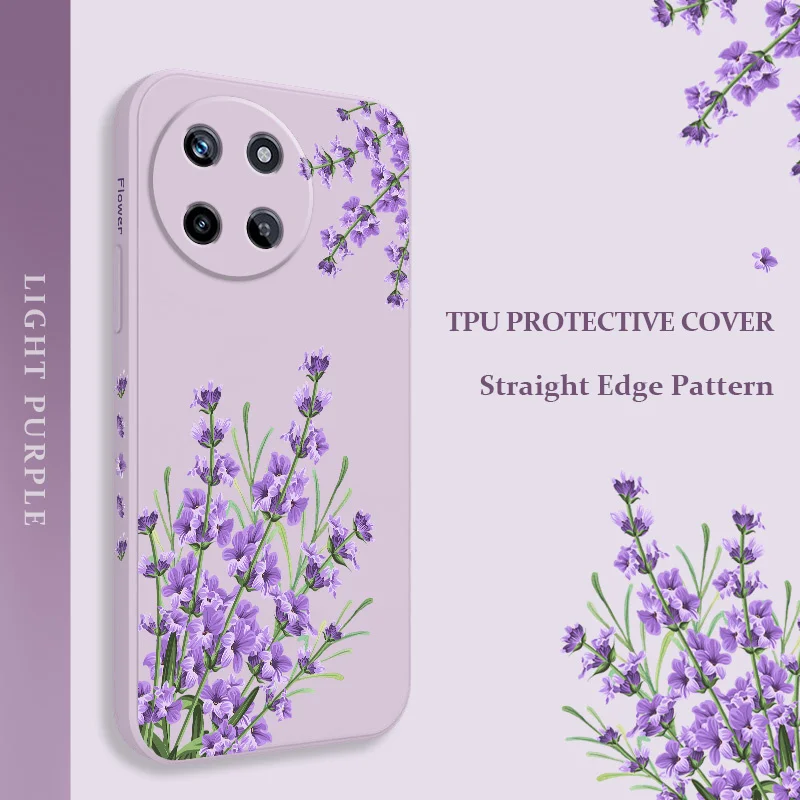 Romantic Grass Liquid Silicone Phone Case