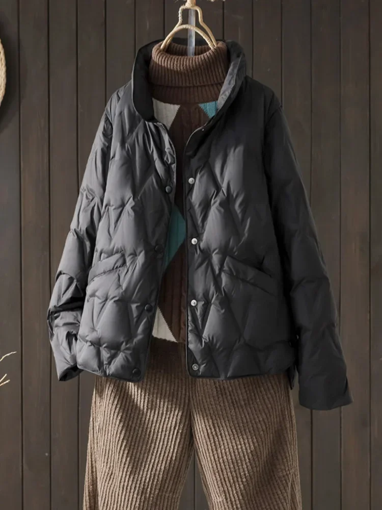 Women Puffer Jacket 90% Duck Down
