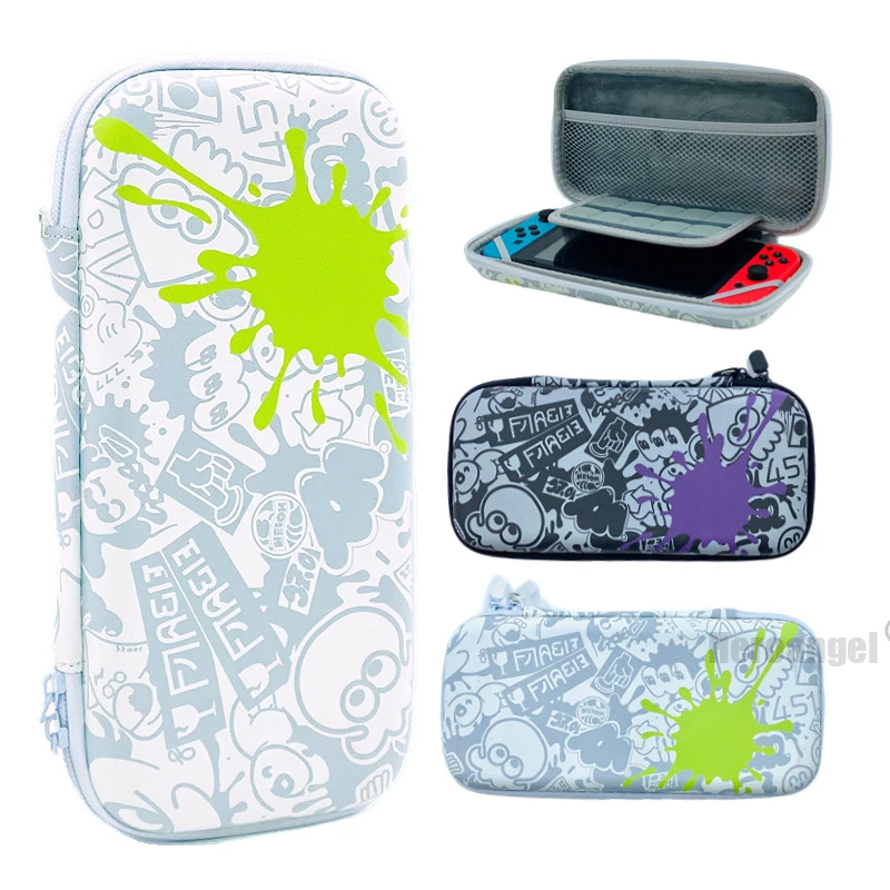 Estojo de Transporte Eva para Nintendo Switch Estojo Protetor Bolsa de Armazenamento Capa para Interruptor Oled Console Viagem Portátil Splatoon 3 - Image 4