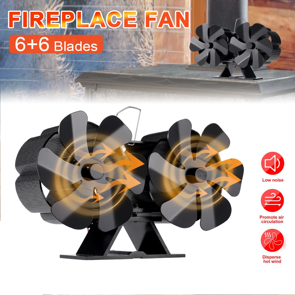 

Внешняя фотография, двойная фотография, 12 лезвий, фена для деревянной горелки без аккумулятора или электричества