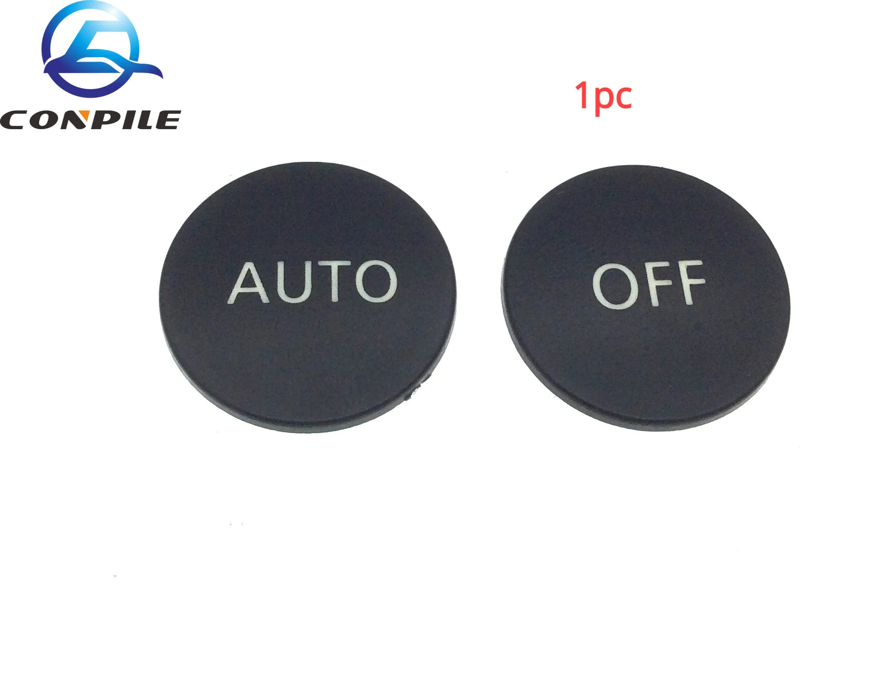 1Pc For Volkswagen Touareg Air Conditioning A/C Panel Knob Auto Off Round Switch Button Cover