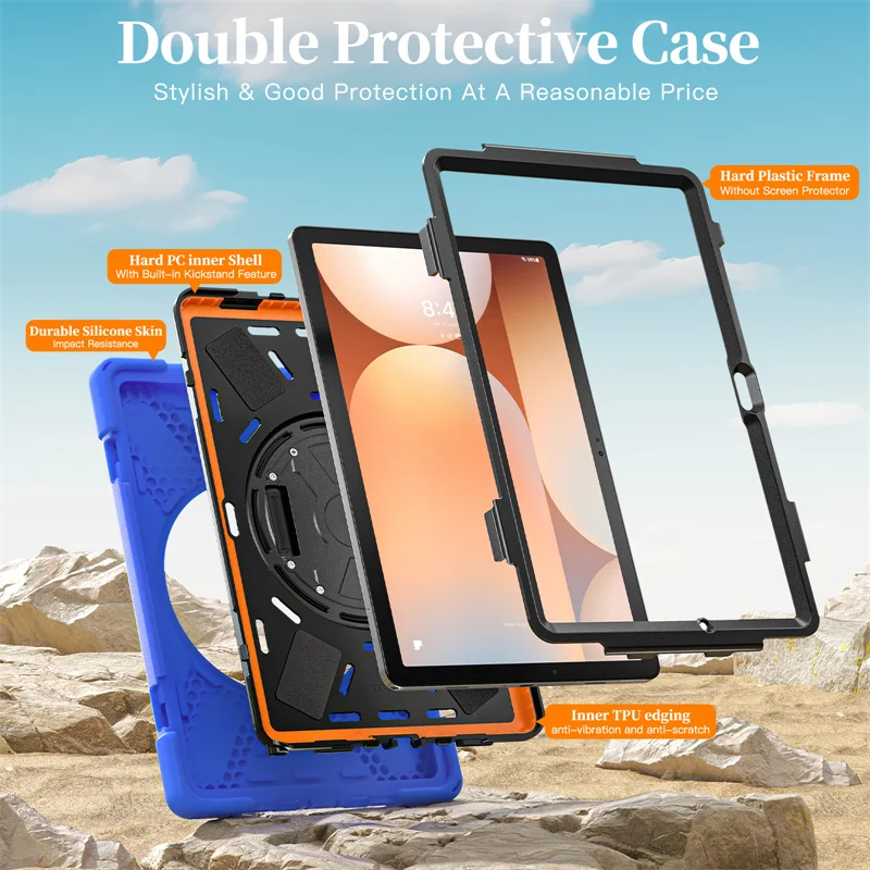 Durable Tablet Case with Shoulder Strap