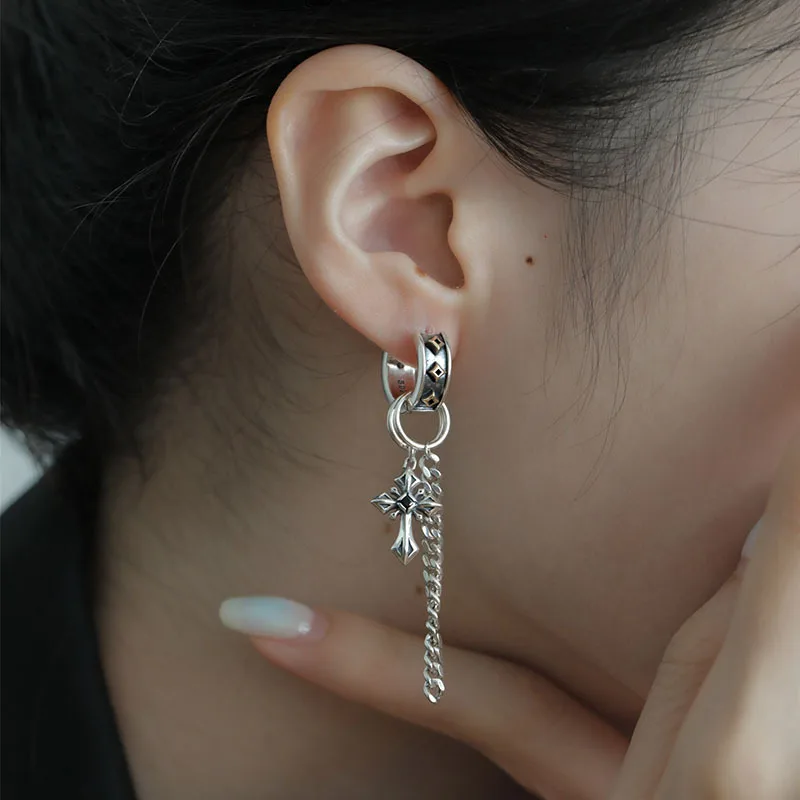 Weiyue Jewelry Cross Chain Accessories Earring Stud Earrings