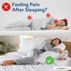 Shoulder Relief System, Bed Wedge Pillow for Shoulder Pain Relief with Therapeutic Body Pillow, Insert, and Covers 2
