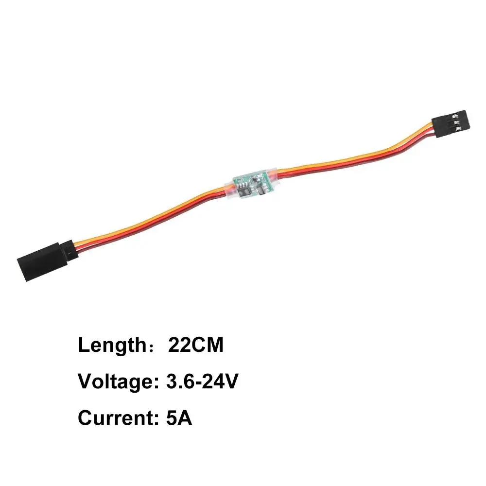 5 Pcs 3.6V-24V 5A RC 서보 리버서 고압 범용 서보 신호 리버서 회전 인버터 RC 항공기/비행기용