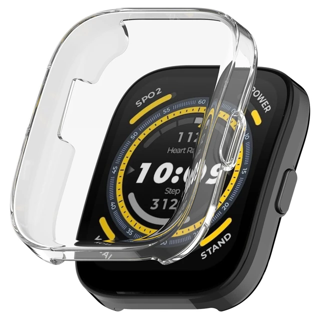 Plating Soft TPU Case For Amazfit Bip 5 Full Screen Protector Shell  SmartWatch Cover For Huami Amazfit Bip5 Bumper Accessories - AliExpress