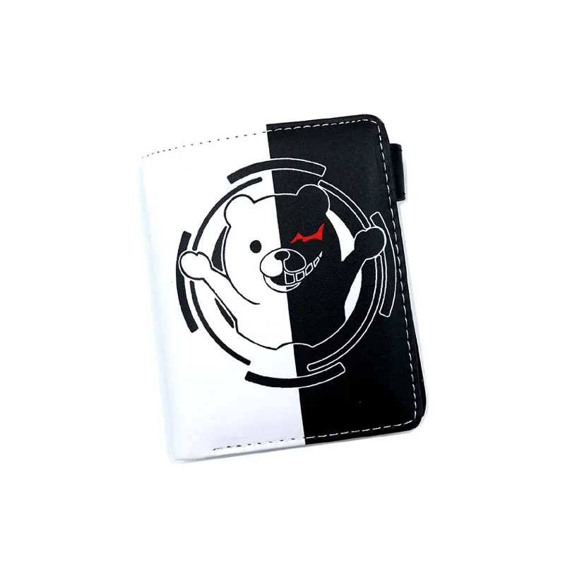 

Кошелек Monokuma Danganronpa Naegi Makoto джунко эношима PU короткий складной кошелек для монет с внутренним карманом на молнии