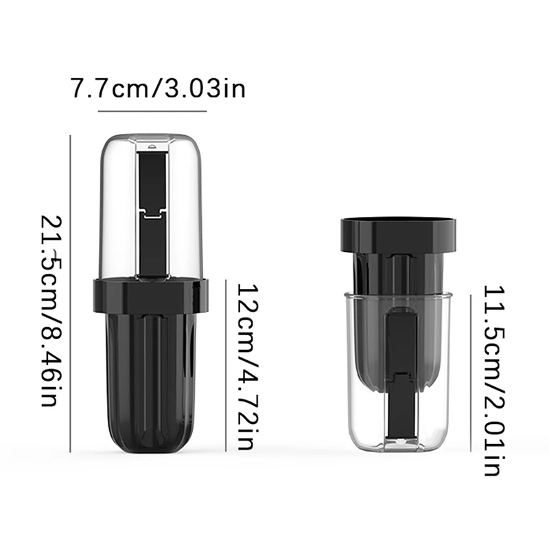 Portable Toothbrush Storage Case Mouthwash Holder Multi-functional Travel Toiletry Cup