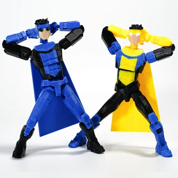 3D Printed Superheroes Invincible 2.0 Action Figures - Multi-Jointed Shapeshift Toys 1