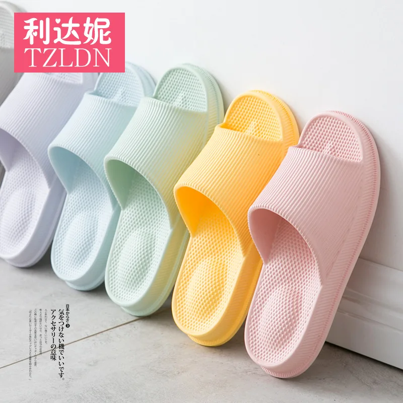 

F3 Couple home slippers women summer 2024 new anti-slip bathroom home eva slippers men thick sole