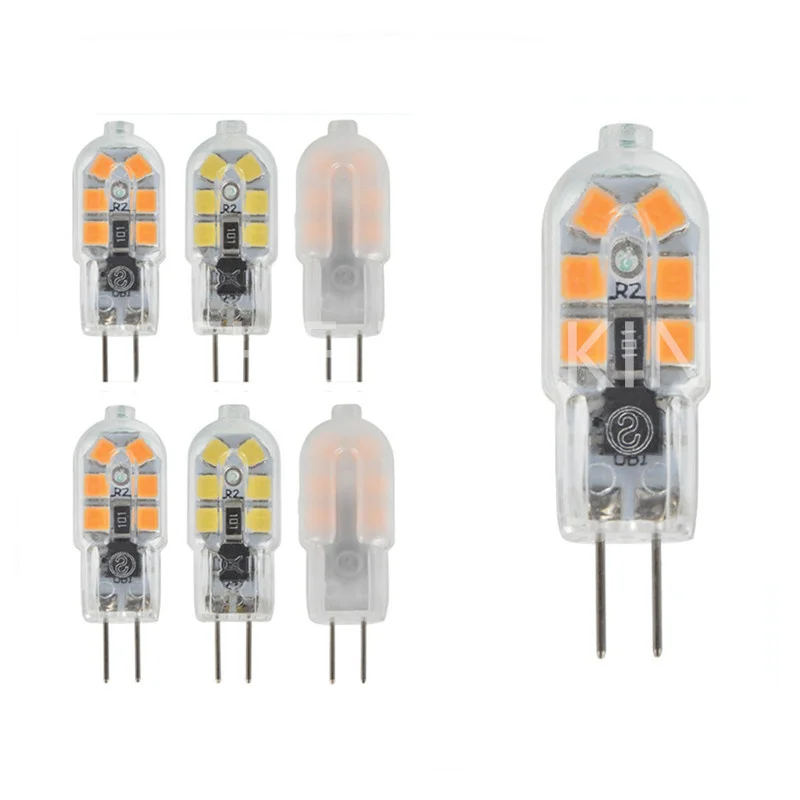 1- 10 개/몫 G4 2835 SMD led 전구 DC 12V 교체 20W 30W 할로겐 바이 핀 램프 LED 전구 3W 5W 따뜻한 차가운 led 조명