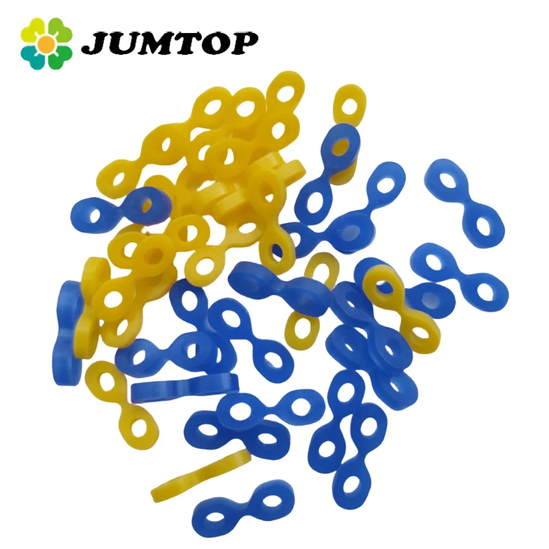 JUMTOP 40 Uds. Matrices de cuña Dental separador de dientes cuñas de fijación de goma elástica juntas de Matrices contorneadas seccionales