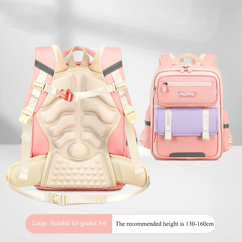 thumbnail image 1 of Mochila para niños de 3 a 6 grados, reducción de carga, fabricantes de múltiples capas, venta al por mayor, mochila escolar en la nube, protección de la columna vertebral para escuela primaria masculi, 1 of 5