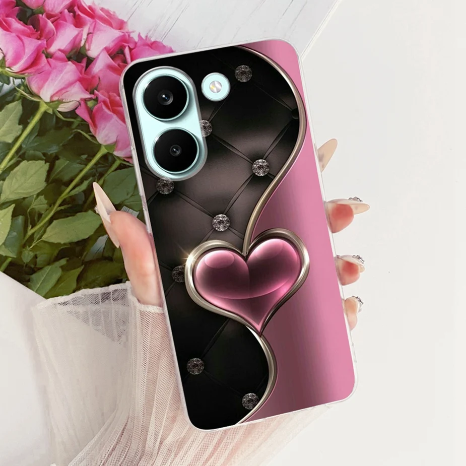 Colorful Flowers Painted Soft Slim Phone Case Cover