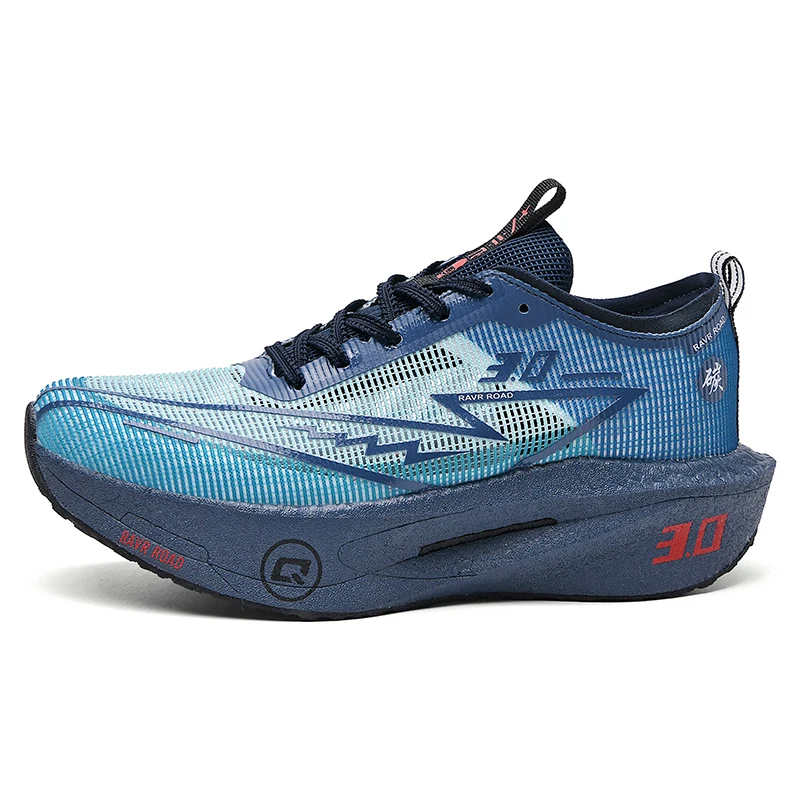 Men's High-Quality Lightweight Running Shoes with Full Palm Cushion and Carbon Plate