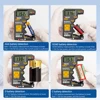 BT189 Button Cell Battery Tester 9V N D C AA AAA Universal Household LCD Display Battery Tester Power Bank Detectors Tools 6