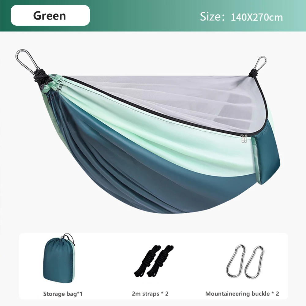 Green with curtain