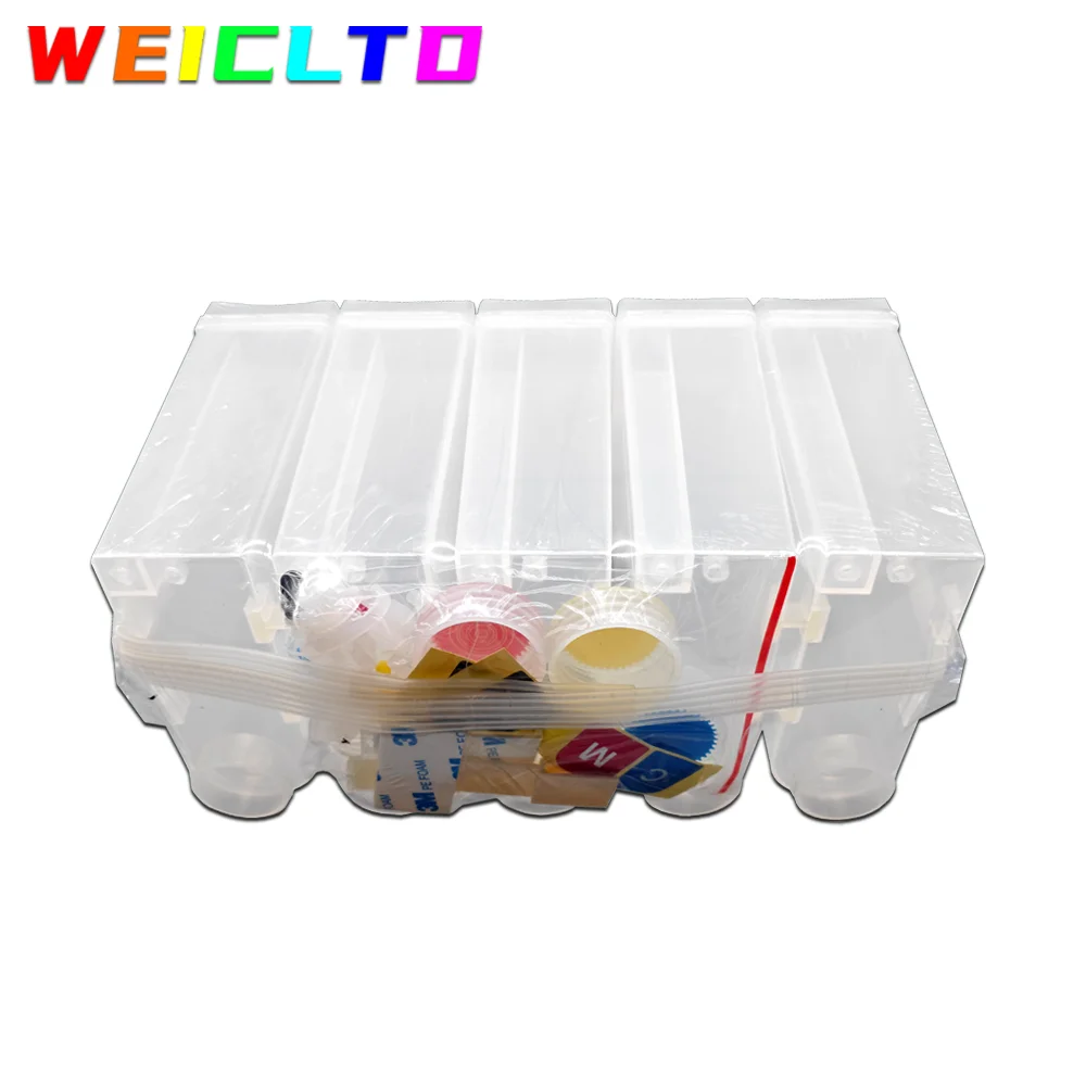 5Color 500ML/PC Ciss Tank Epson HP Canon Brother Ricoh Printers