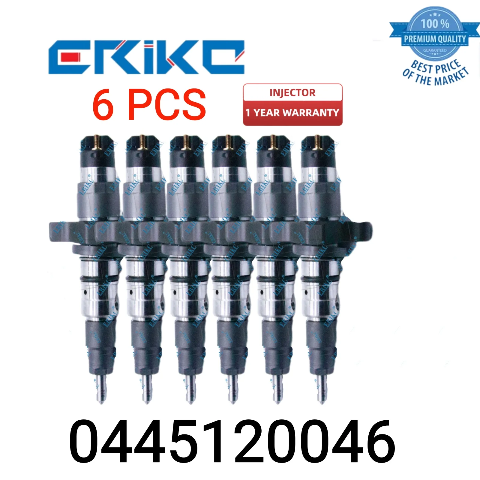 

6 PCS 0445120046 Electric Oil Injector 0 445 120 046 Diesel Part Injection 0445 120 046 Common Rail Direct Injector