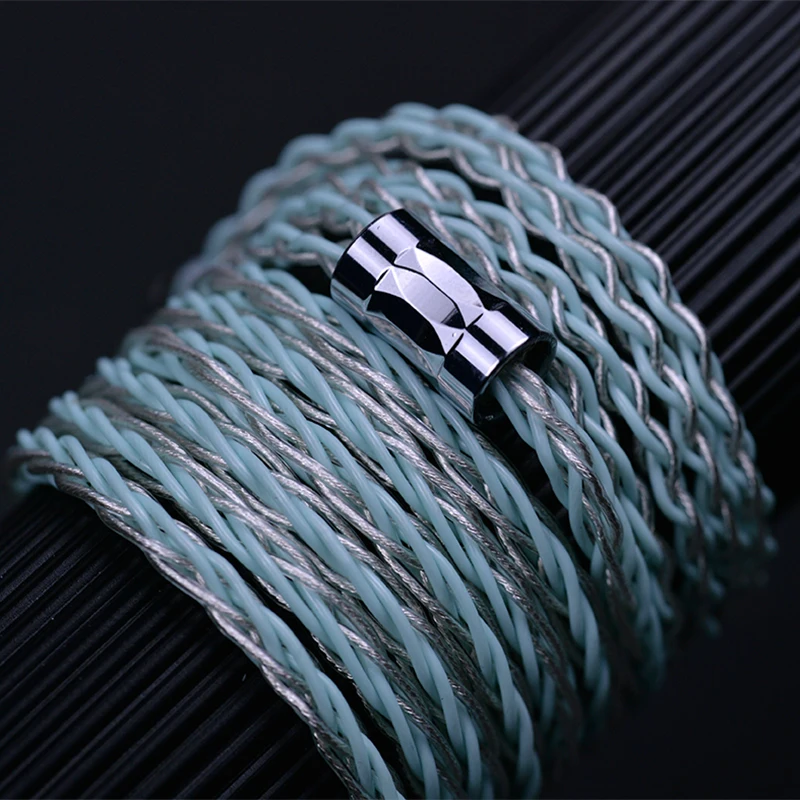 Yongse BlueMoon 5N silver 6N copper silver earphone upgrade cable 0.78 MP145 Melody CVJ Assassin