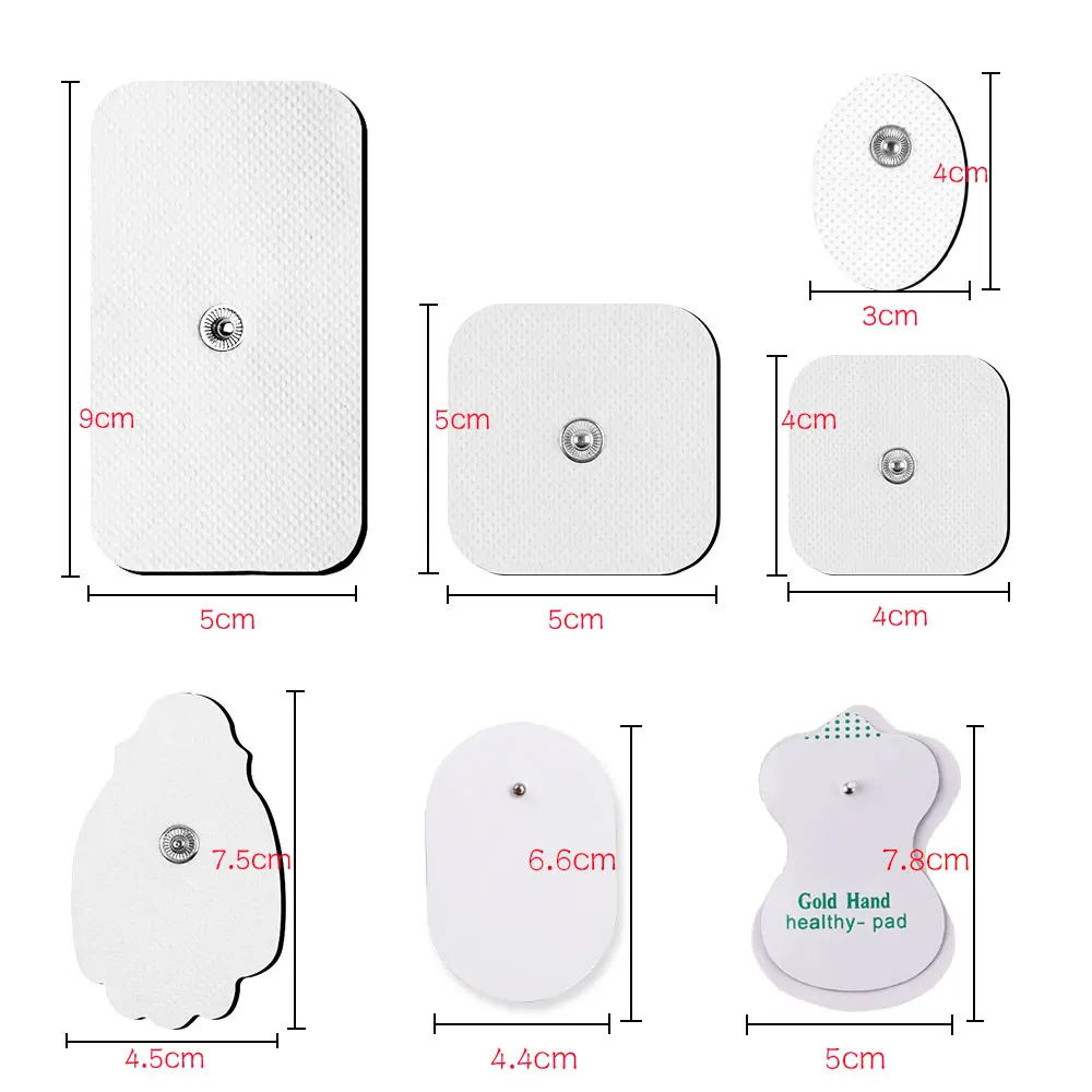 10/20PCS Electrode Pads Gel For Tens Acupuncture Physiotherapy Machine Slimming Pulse Ems Muscle Stimulator Massager Sticker 2