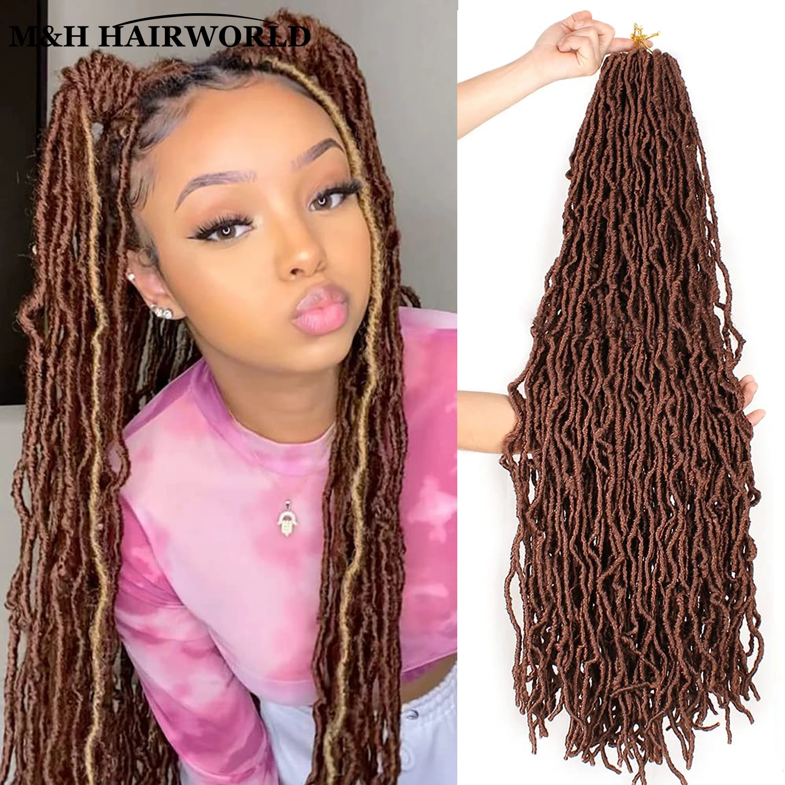 Synthetic Faux Locs Hair Dreadlocks  Crochet Dreadlocks Hair Extensions -  Synthetic - Aliexpress