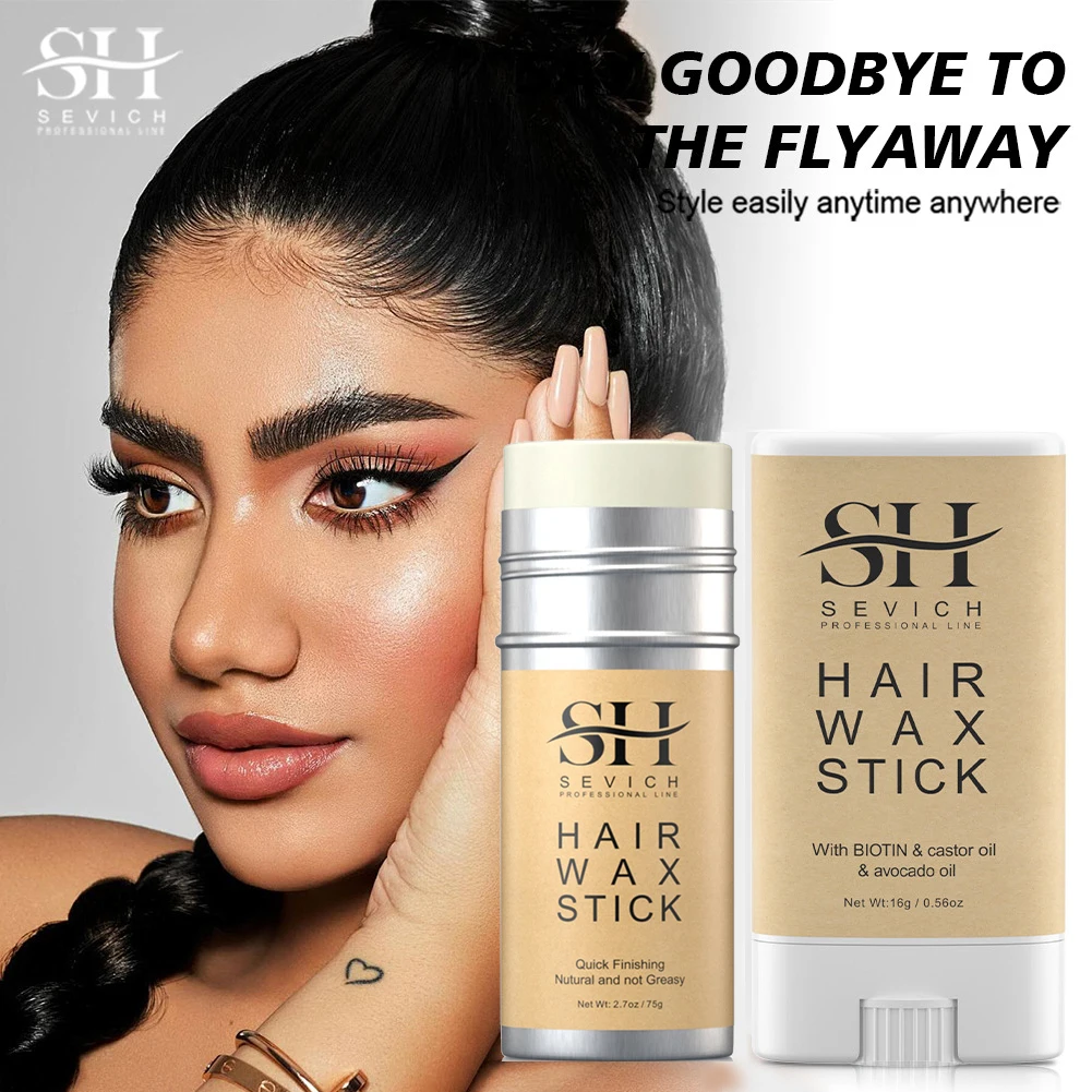 Hair Wax Stick Professional Broken Hair Artifact Wax Stick Gel Cream Non-Greasy Style Hair Stick ﻿Styling Hair Frizz Fixed Wax 2