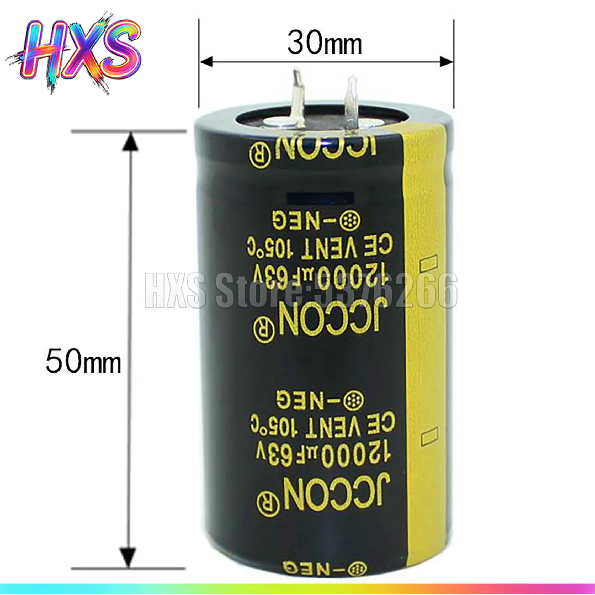 1PCS 레드 오디오 필터 50V/63V/80V/100V 10000UF 15000UF 35x60mm 35x50mm 35x70mm 35x80mm 블랙 알루미늄 전해 콘덴서