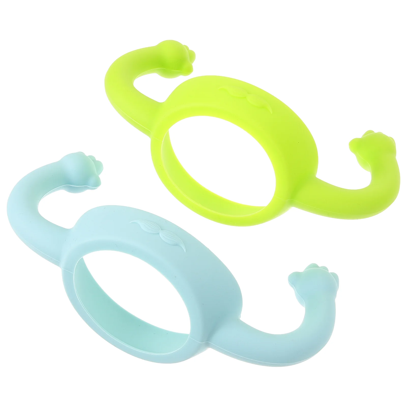 

2 Pcs Bottle Holder Baby Accessories Newborn Handle Kids Handles Milk Grips Infant Toddler Universal Silicone
