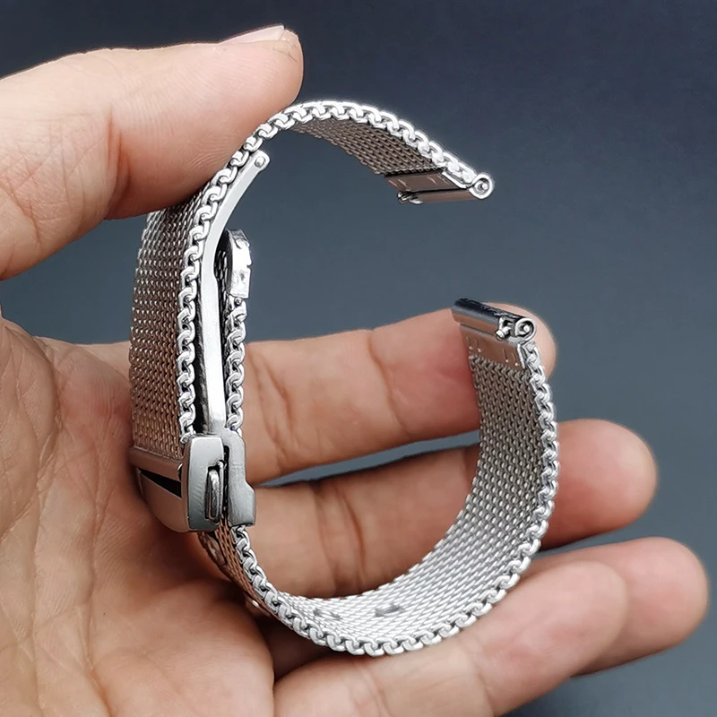 Mesh Milanese Watch Bracelet For Omega Seamaster 007 Watch Highend