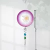 Wind chime mandala 3D rotating wind chime wind turns home garden pastoral gradient decoration creative hanging ornaments 2