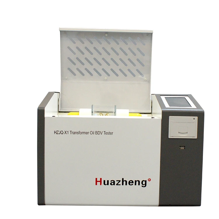 

Huazheng Electric transformer oil breakdown voltage analysis equipment oil dielectric strength tester oil bdv test kit 80 kv