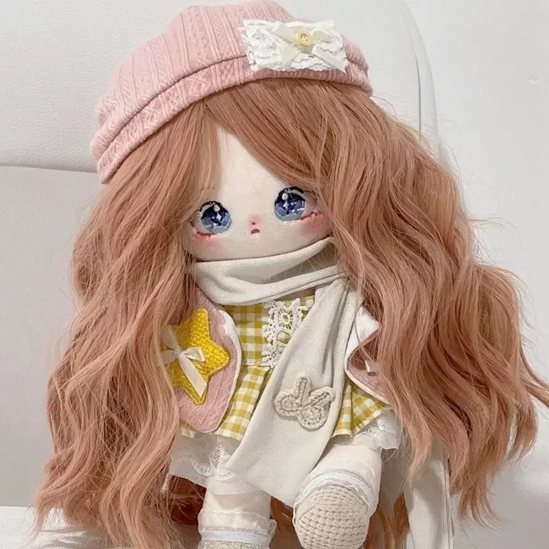 

Cotton Doll 35cm Girl Wig Replacement No Attribute Trendy Play Cute