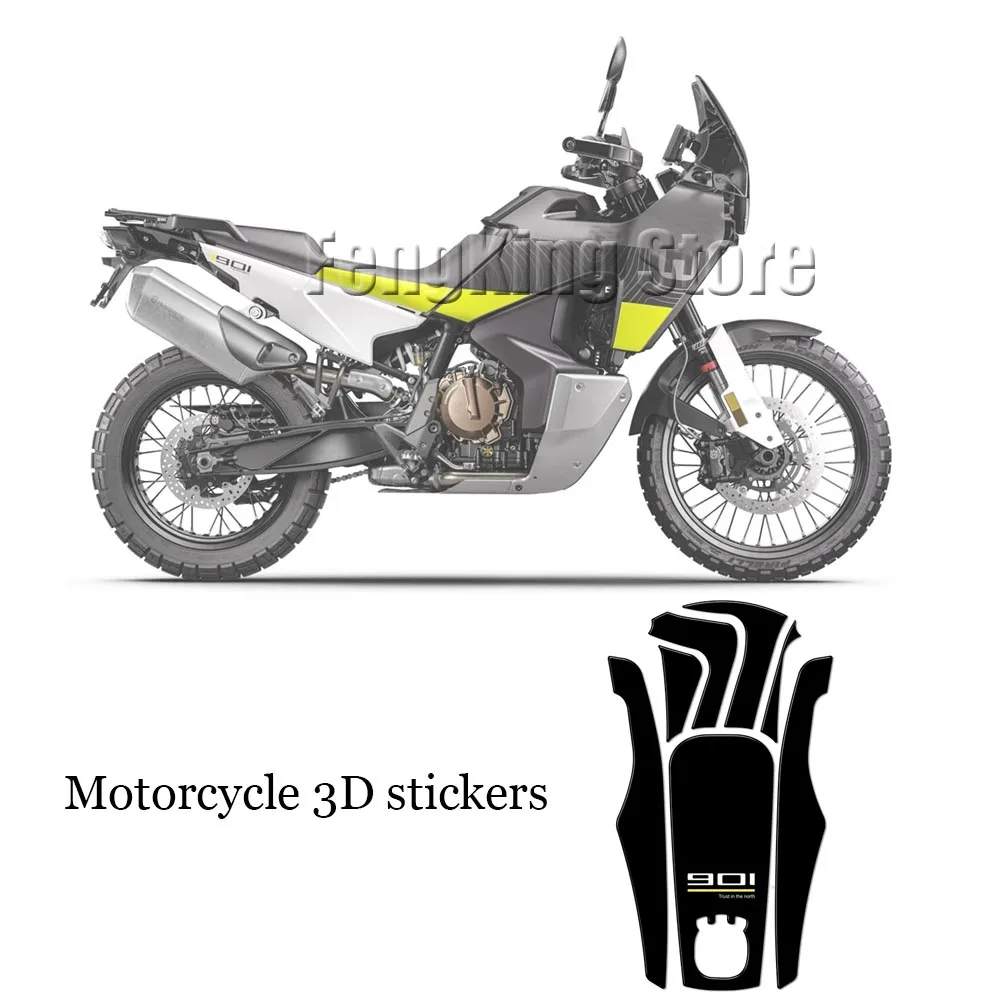 

Norden 901 3D Epoxy Resin Sticker Motorcycle Fender Sticker For Husqvarna Norden 901 2022- Accessories