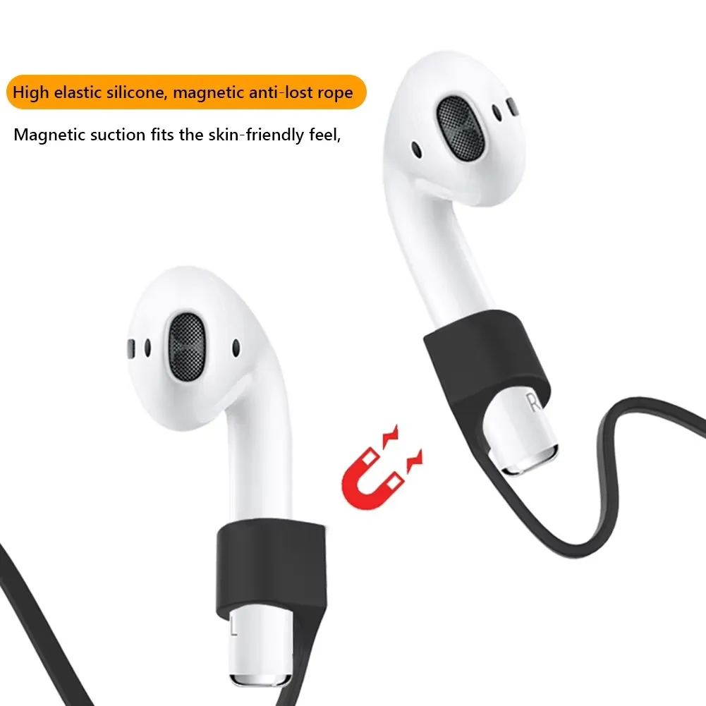 Headphone Cord Holder Anti-lost Silicone Suitable for AirPods 1 2 3 Pro Wireless Bluetooth Headset Neckband