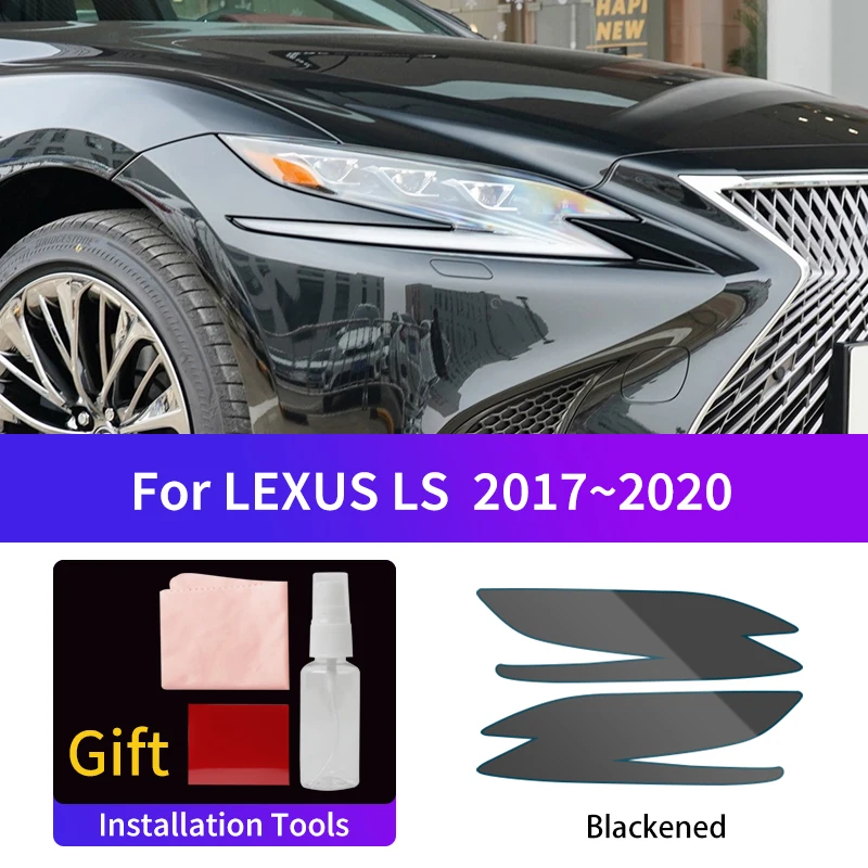 

Защитная пленка HD для автомобильных фар, подходит для LEXUS GS LS 2016 ~ 2020, прозрачные черные декоративные наклейки из ТПУ для автомобиля
