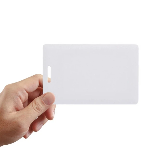 10Pcs ID 125KHz EM4305 T5577 Writeable Rewritable Blank Copy Proximity Access Control Thick Hole Card For RFID Duplicator 4