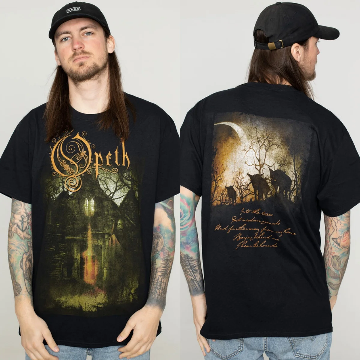 Pop Summer Opeth Grafik-Baumwoll-T-Shirt, Unisex, Sommer, kurzärmelig, modisches Marken-T-Shirt, luxuriöses, lässiges Vintage-T-Shirt