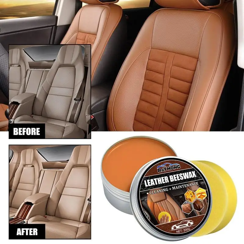 Leather Cream 200g Natural Leather Conditioner Leather Caring Supplies