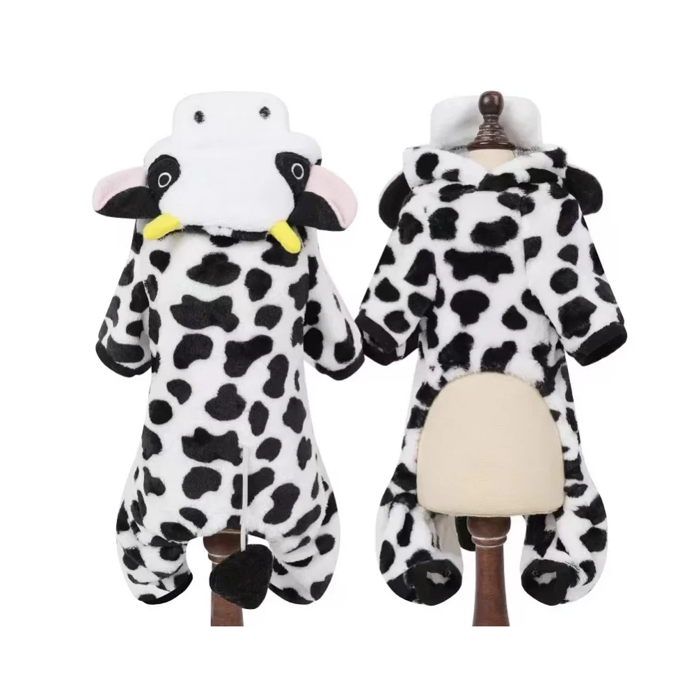2024 Pet Dog Clothes Warm Soft Fleece Dogs Jumpsuits Pet Clothing for Small Dogs Cats Hoodies Chihuahua Yorkshire Costume Coat