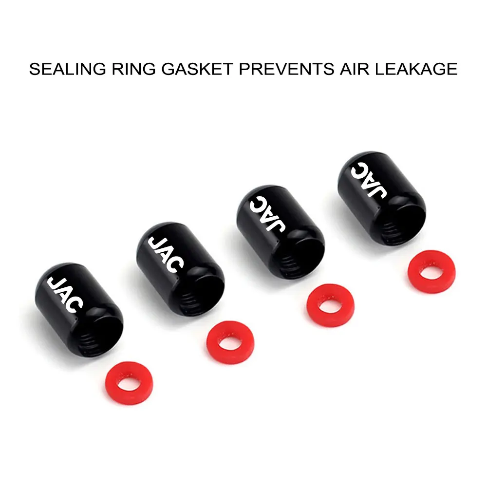 자동차 타이어 밸브 캡 금속 휠 타이어 줄기 밀폐 커버 액세서리 JAC S2 J3 보드 JS2 S3 J2 S5 T8 Refine J5 J6 J4 Vapor