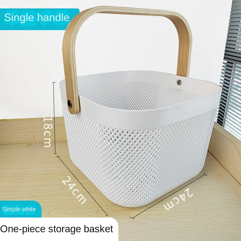 Drain Basket Kitchen Bag Household Plastic Supplies Dirty Clothes Storage Vegetable Basket Water Filter Picnic